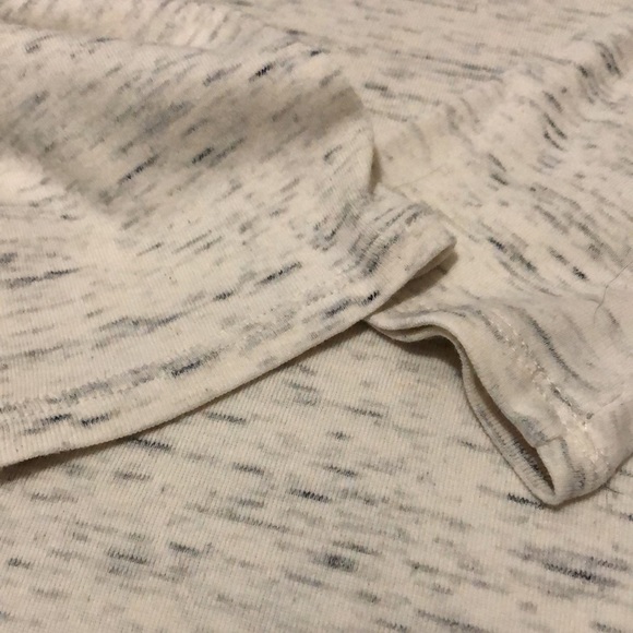 pure jill by j jill-Cotton LongSleeve Tee-Sz M-Beige/Gray - Picture 11 of 13